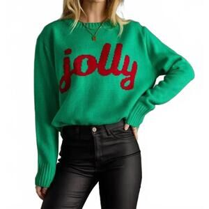 NEW PANACHE APPAREL jolly sweater in green